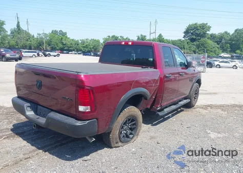 2022 Ram 1500 Classic Warlock 4X4 6'4 Box from USA, damaged, VIN 1C6RR7GG0NS151836